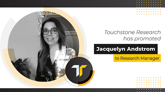 Touchstone Research Promotes Jacquelyn Andstrom to Research Manager